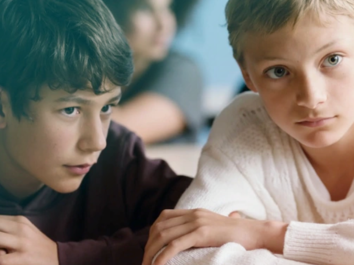 Gustav De Waele, left, and Eden Dambrine in the movie Close.